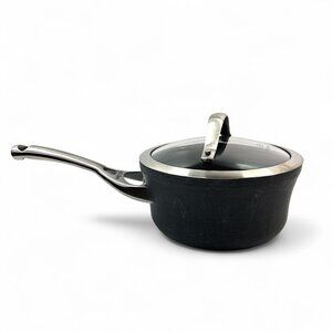 Calphalon 1 1/2 Qt Black Anodized Aluminum Pot/Sauce Pan USA